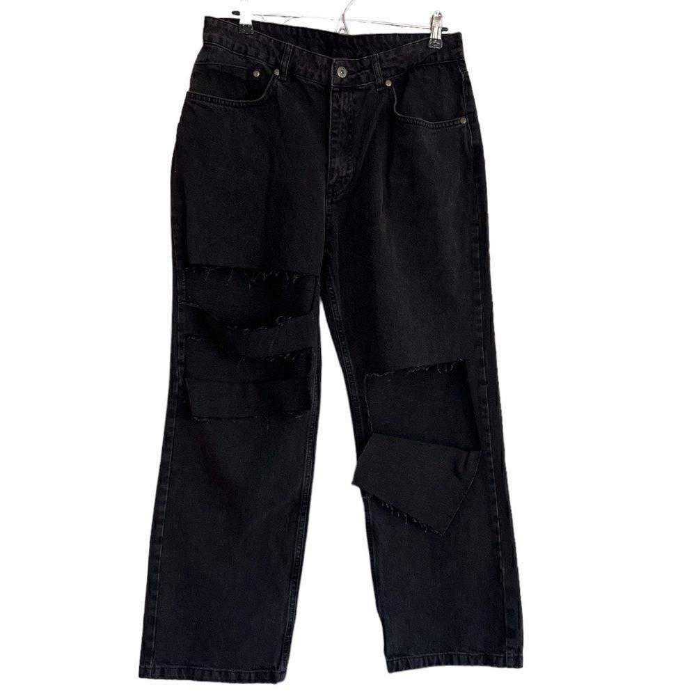 NWOT Free People x Ragged Priest Awaken Dad Ripped Cutout Jeans - Picture 4 of 7